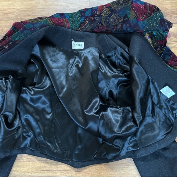 Victorian Inspired Vintage Wool Blend Blazer Coat - Picture 5 of 9